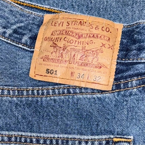 Vintage Levis 501 XX Made in USA 00501 0193 - Picture 5 of 15